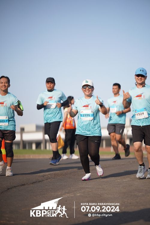 Race photo from KBP City Run 2024