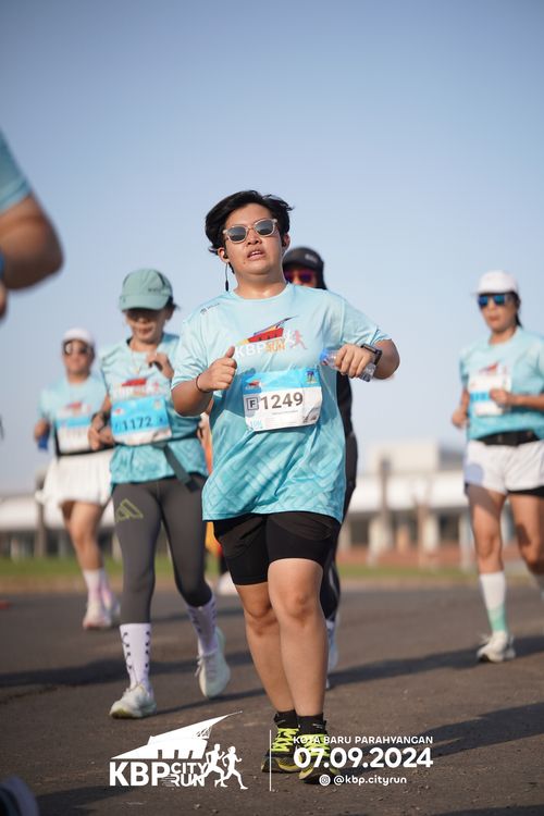 Race photo from KBP City Run 2024