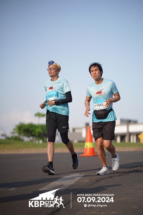 Race photo from KBP City Run 2024
