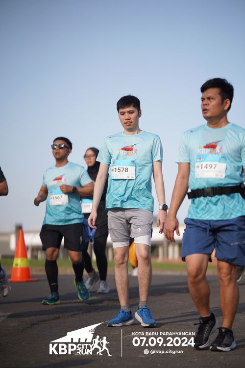Race photo from KBP City Run 2024
