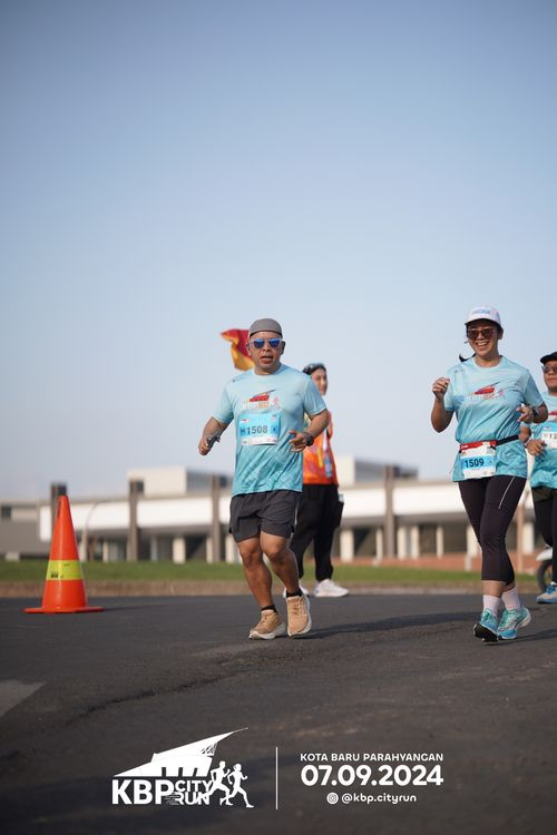 Race photo from KBP City Run 2024