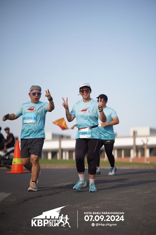Race photo from KBP City Run 2024