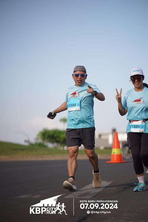 Race photo from KBP City Run 2024