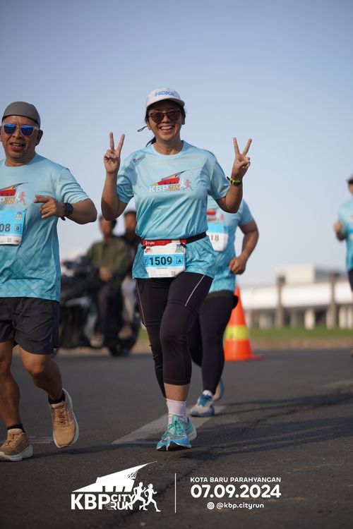 Race photo from KBP City Run 2024