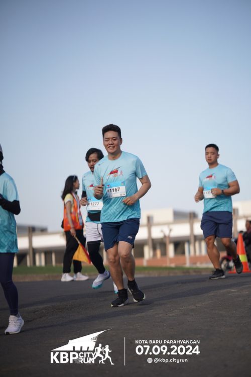 Race photo from KBP City Run 2024