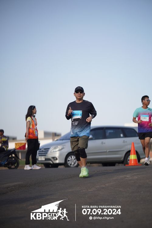 Race photo from KBP City Run 2024