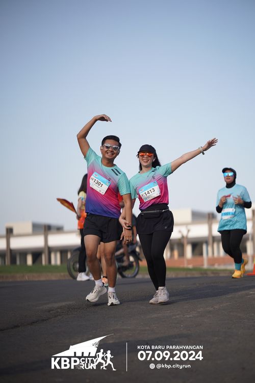 Race photo from KBP City Run 2024