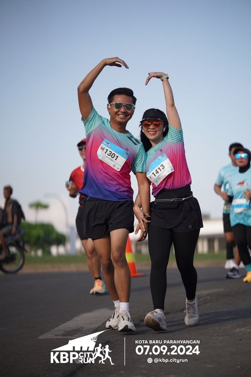 Race photo from KBP City Run 2024