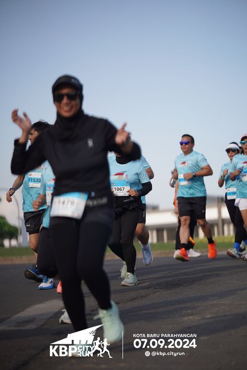 Race photo from KBP City Run 2024
