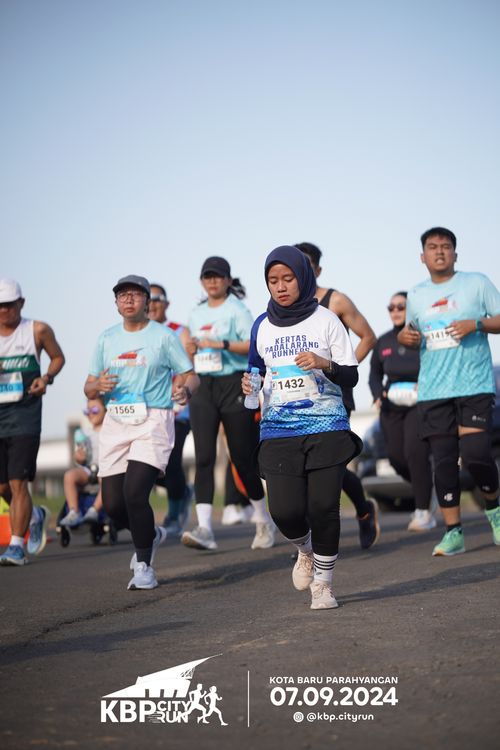 Race photo from KBP City Run 2024