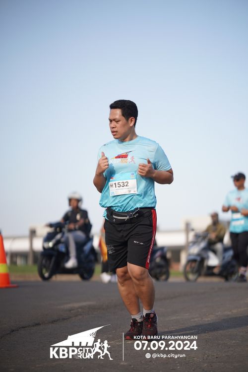 Race photo from KBP City Run 2024