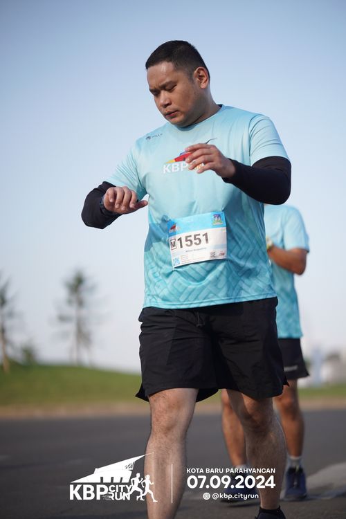 Race photo from KBP City Run 2024