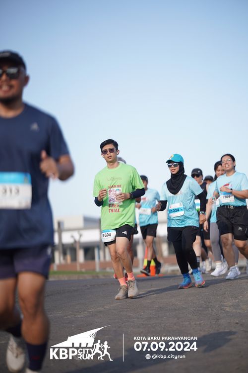 Race photo from KBP City Run 2024