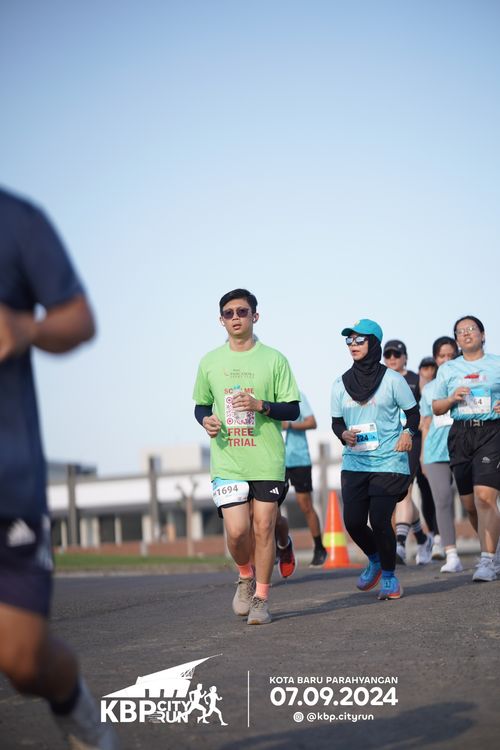 Race photo from KBP City Run 2024