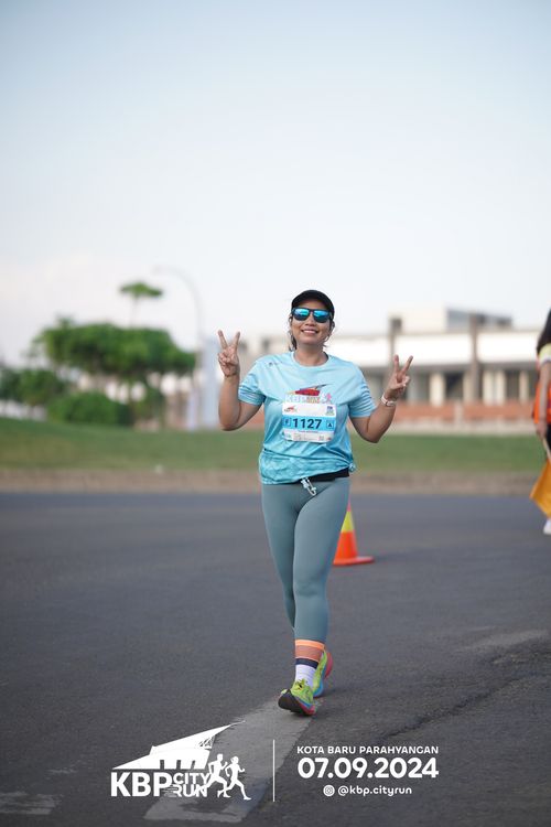 Race photo from KBP City Run 2024