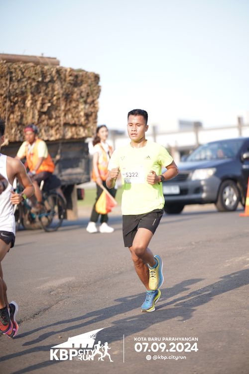 Race photo from KBP City Run 2024