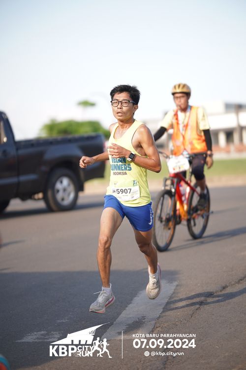 Race photo from KBP City Run 2024