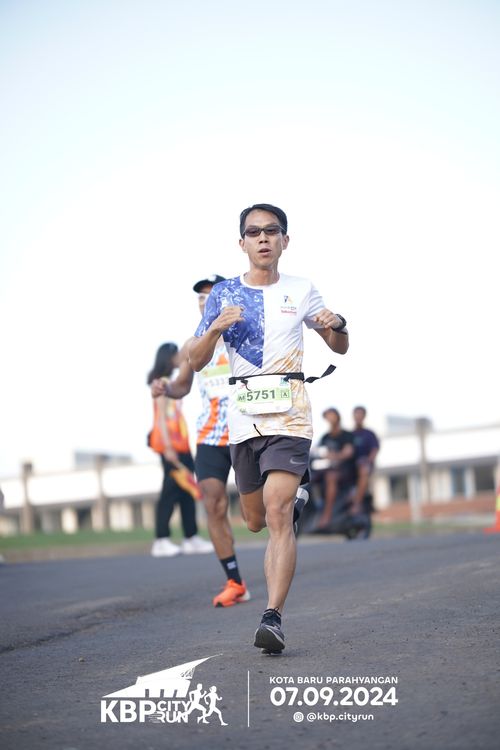 Race photo from KBP City Run 2024