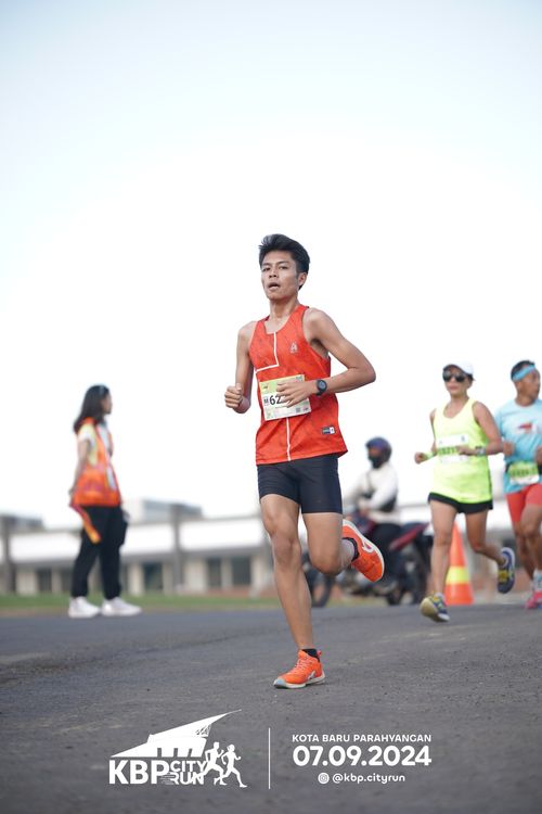 Race photo from KBP City Run 2024