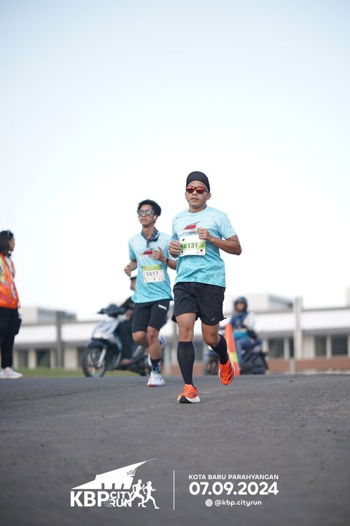 Race photo from KBP City Run 2024