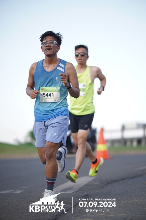 Race photo from KBP City Run 2024