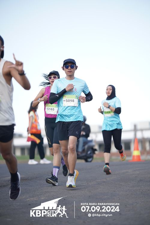 Race photo from KBP City Run 2024