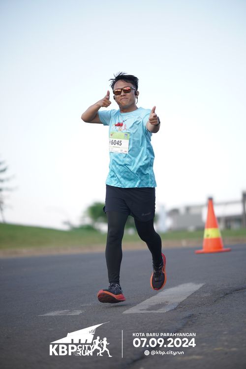 Race photo from KBP City Run 2024