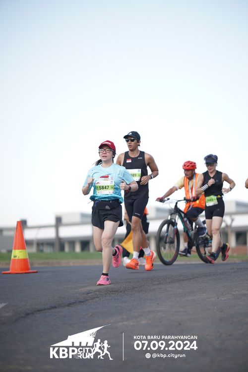 Race photo from KBP City Run 2024