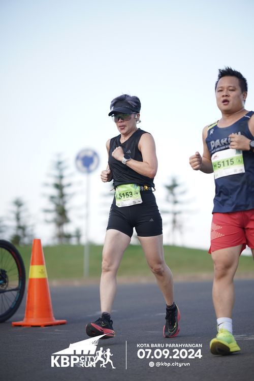 Race photo from KBP City Run 2024