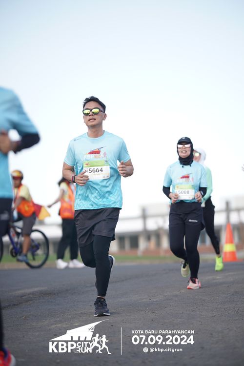 Race photo from KBP City Run 2024