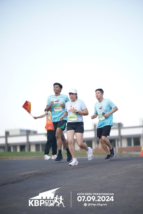 Race photo from KBP City Run 2024