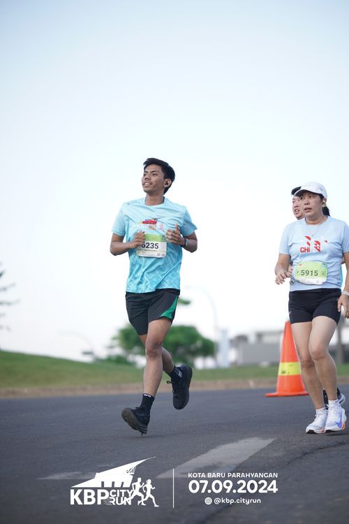 Race photo from KBP City Run 2024