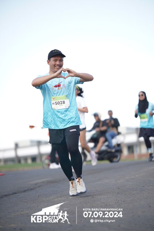 Race photo from KBP City Run 2024