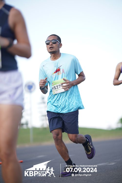 Race photo from KBP City Run 2024