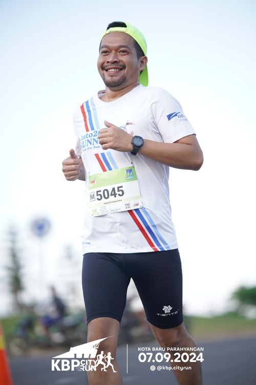 Race photo from KBP City Run 2024