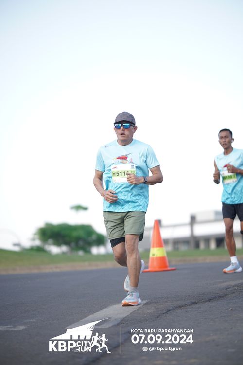 Race photo from KBP City Run 2024