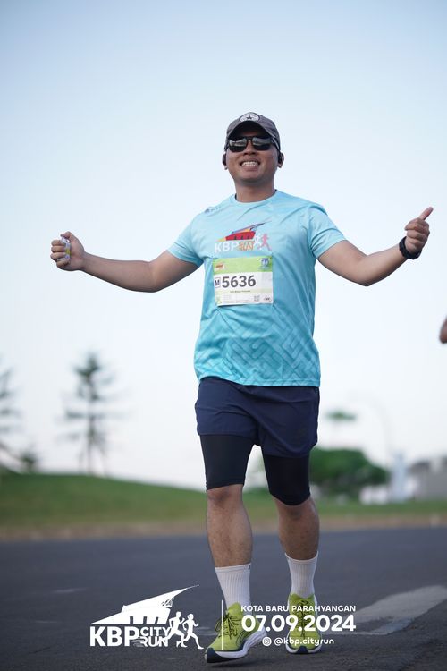Race photo from KBP City Run 2024
