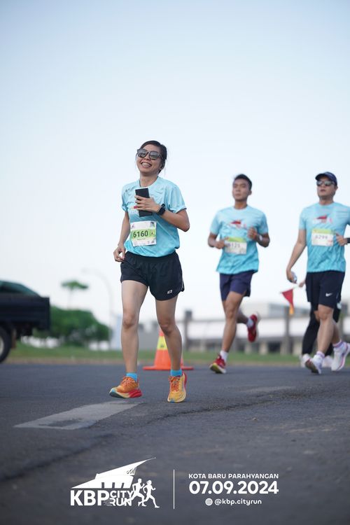 Race photo from KBP City Run 2024