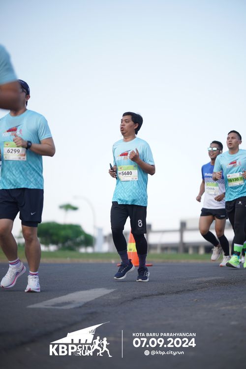 Race photo from KBP City Run 2024