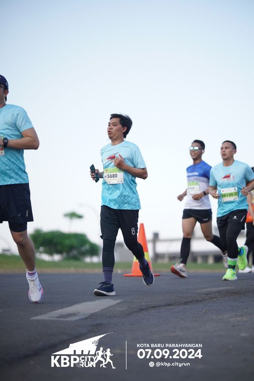 Race photo from KBP City Run 2024