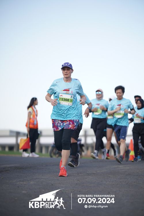 Race photo from KBP City Run 2024