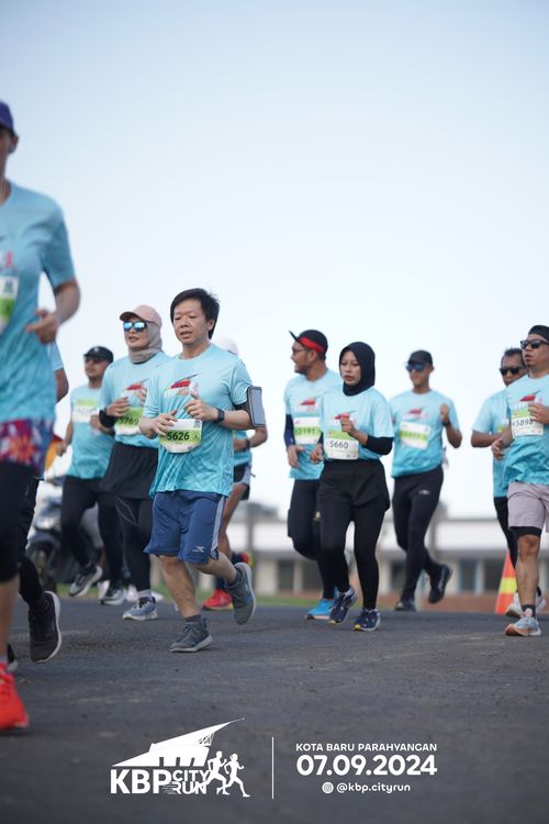 Race photo from KBP City Run 2024