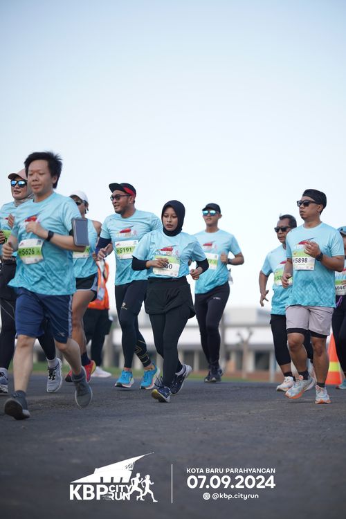 Race photo from KBP City Run 2024