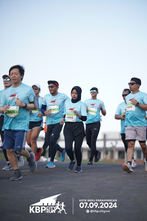 Race photo from KBP City Run 2024
