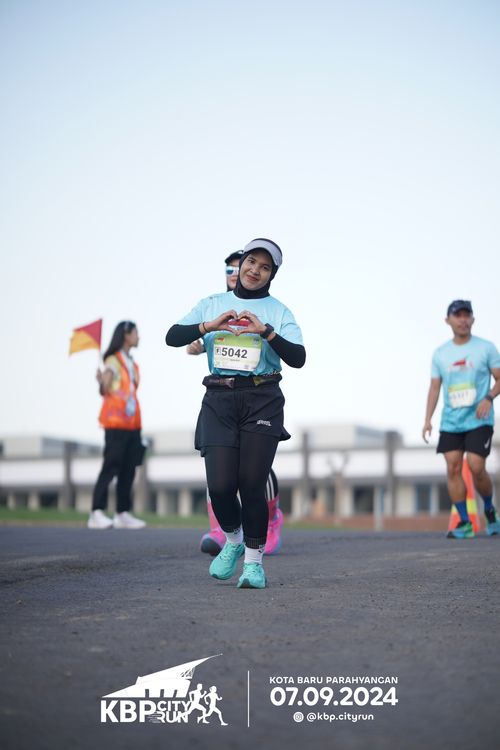 Race photo from KBP City Run 2024