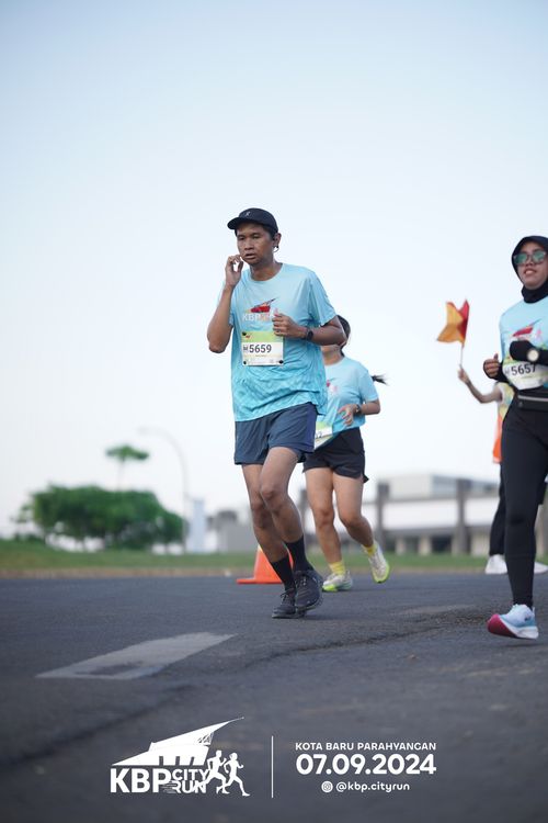 Race photo from KBP City Run 2024