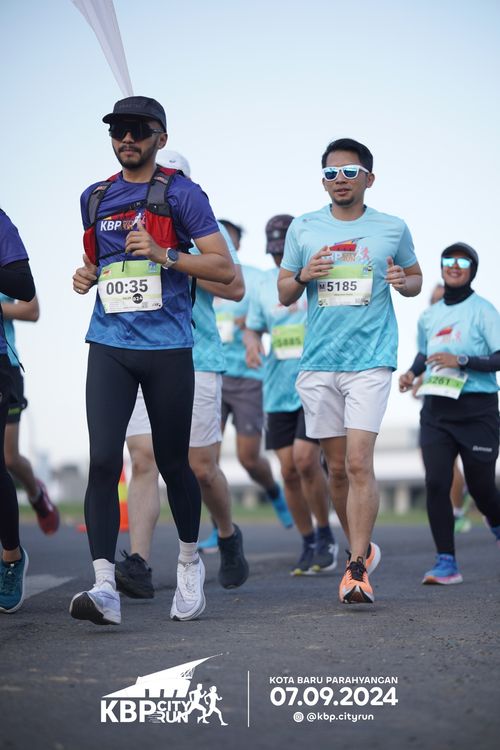 Race photo from KBP City Run 2024
