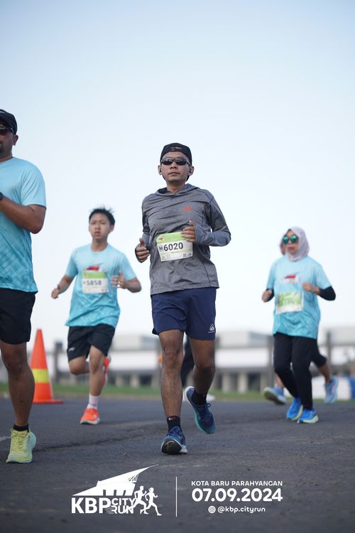 Race photo from KBP City Run 2024