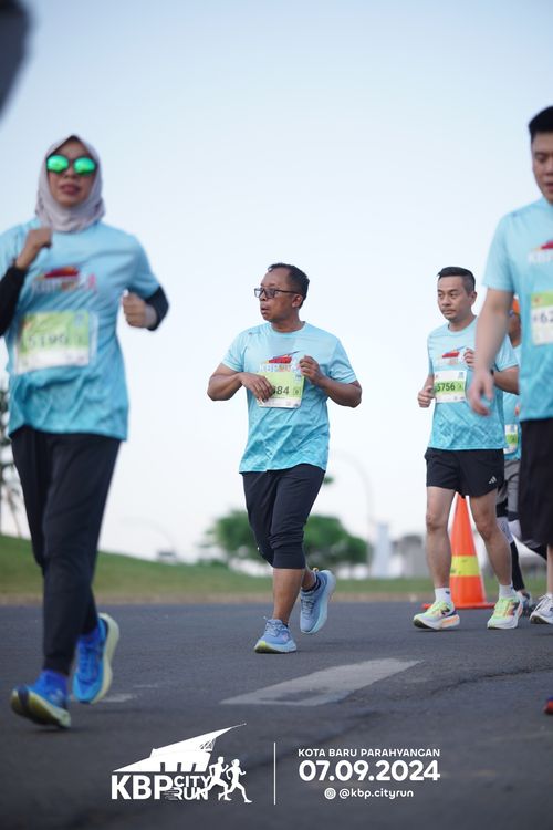 Race photo from KBP City Run 2024