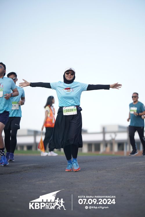 Race photo from KBP City Run 2024